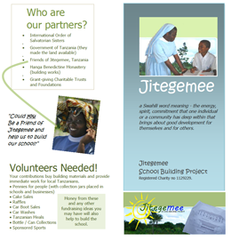 Jitegemee leaflet